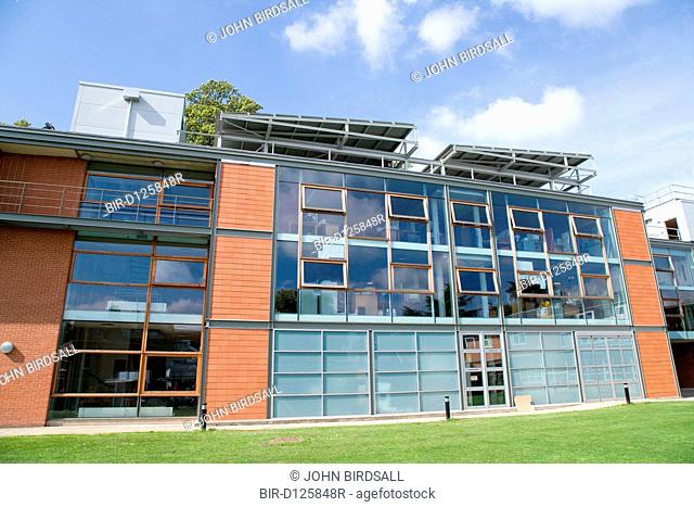 Self cleaning glass windows at the Marmont Centre for Renewable Energy at Nottingham University