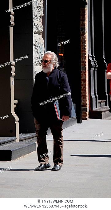 Dustin Hoffman strolling about in Soho Featuring: Dustin Hoffman Where: Manhattan, New York, United States When: 30 Mar 2016 Credit: TNYF/WENN.com