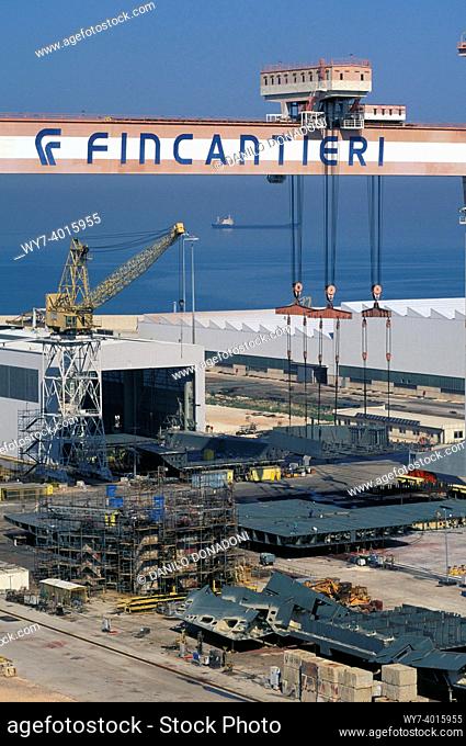 fincantieri shipyard, ancona, italy