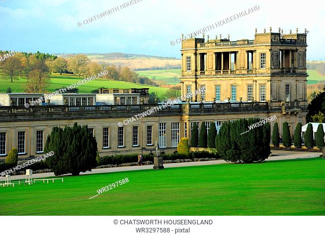 United Kingdom;England;Manchester;outdoors;color image;nobody;horizontal;day;Peak District;Chatsworth...