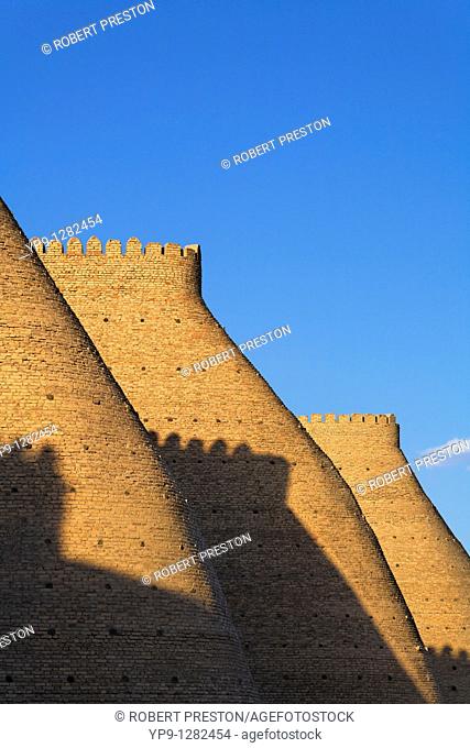 The walls of the Ark, Bukhara, Uzbekistan