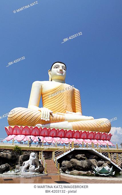 Big Buddha, Kandavihara Temple, Beruwela, Western Province, Ceylon, Sri Lanka