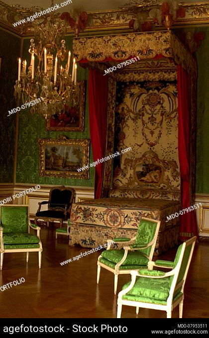 The interiors of Versailles. Overview of Paris. Paris (France), March 27th, 2017