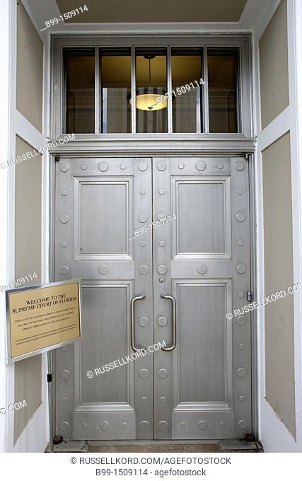 Entrance Doorway Supreme Court Building Tallahassee Florida USA