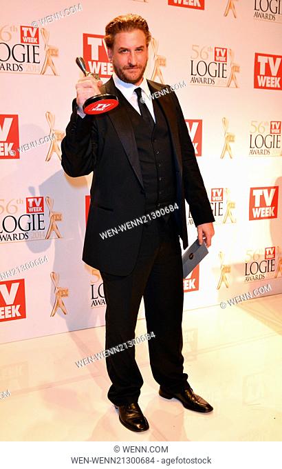 2014 TV Week Logie Awards held at Crown Casino - Press Room Featuring: Lachy Hulme Where: Melbourne, Australia When: 27 Apr 2014 Credit: WENN.com