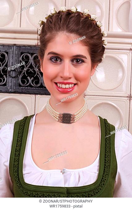 Portrait of a Bavarian girl