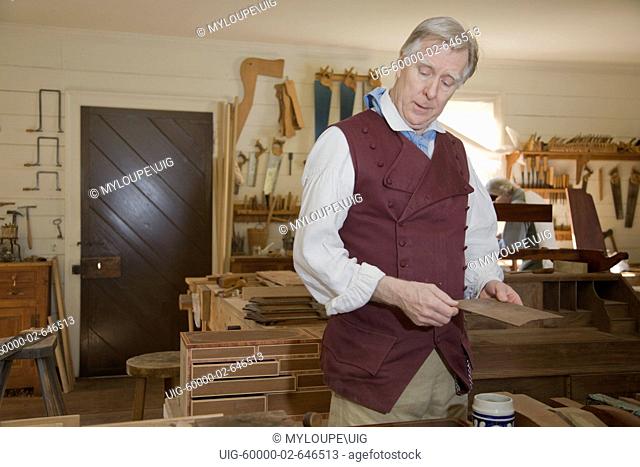Cabinet Maker Colonial Stock Photos And Images Agefotostock