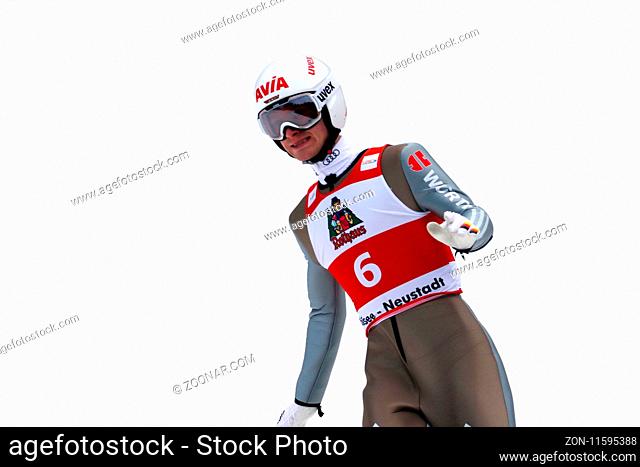 Marius Kraus (WSV Oberaudorf) beim FIS Continental Cup Skispringen Titisee-Neustadt