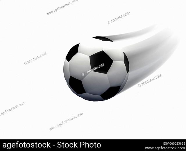 movement of an soccer ball