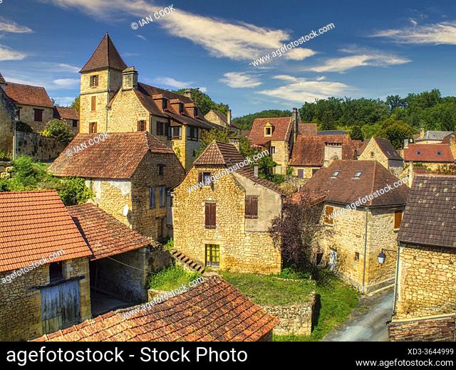 village of Aillac, Dordogne Department, Nouvelle Aquitaine, France