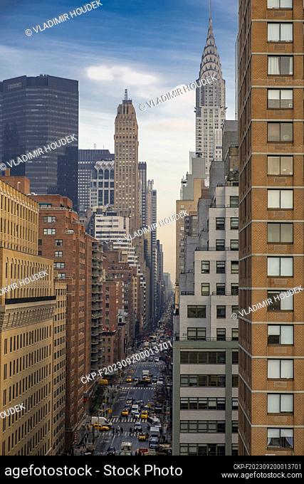 New York, NY, Lexington Avenue, Chysler Bulding, United States, USA, skyscraper, photo 08.02.2017 (CTK Photo/Vladimir Houdek)