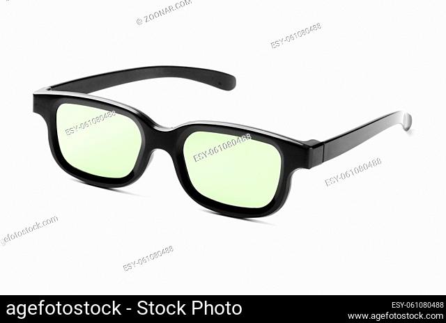 3d glasses isolated on white background