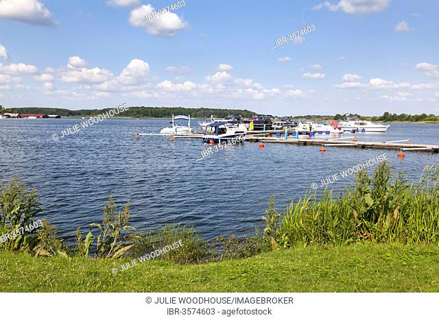 Lake Malchower See, Müritz National Park, Malchow, Mecklenburg-Western Pomerania, Germany