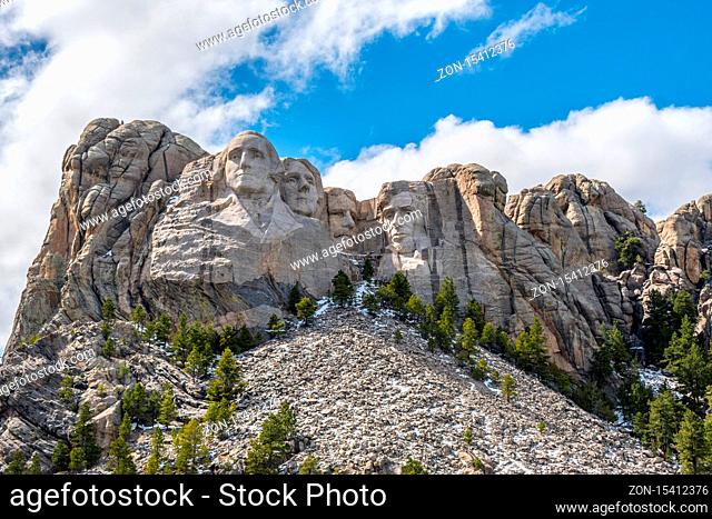 Mt Rushmore, SD, USA - May 24, 2019: The Grand View Terrace