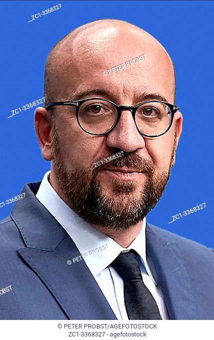 Charles Michel *21. 12. 1975 - Belgian politician of the liberal party Mouvement Reformateur MR and 51st Prime Minister of Belgium