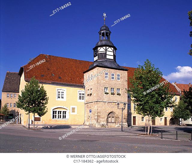 City Hall. Bad Tennstedt. Thuringia. Germany