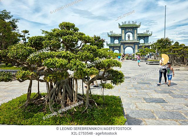 Bonsai garden at Linh Ung Pagoda, Da Nang, Vietnam