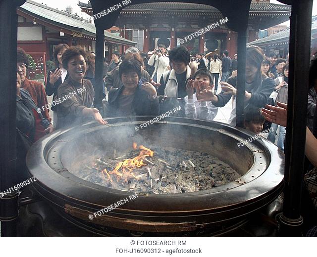 burner, people, incense, japan, person, love