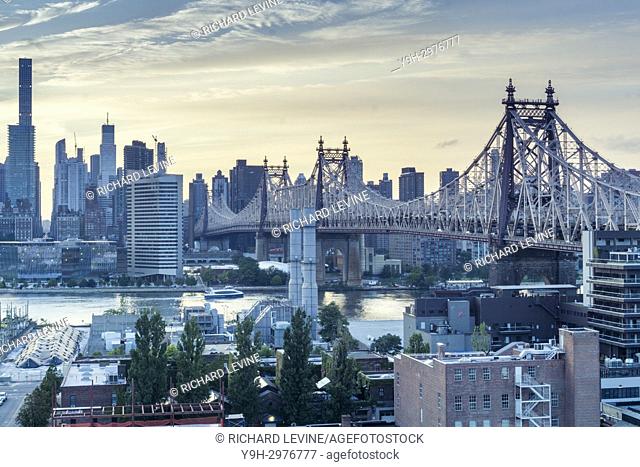 The Queensborough Bridge between Manhattan and the borough of Queens in New York on Thursday, August 31, 2017. Once again a proposal to start tolling the now...