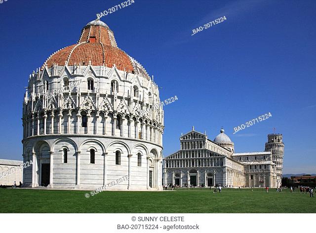 Baptistery at Pisa, Tuscany, Italy