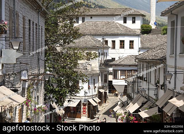 Gjirokaster or Gjirokastra, Municipality of Southern Albania, UNESCO World Heritage Site, Albania, Southeastern Europe