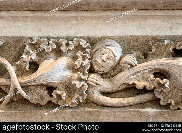 Jacques Coeur Palace, Bourges, France. Reliefs