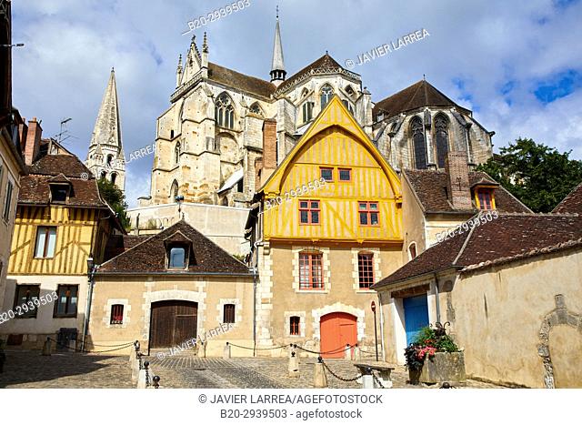 Abbaye Saint-Germain, Auxerre, Yonne, Burgundy, Bourgogne, France, Europe