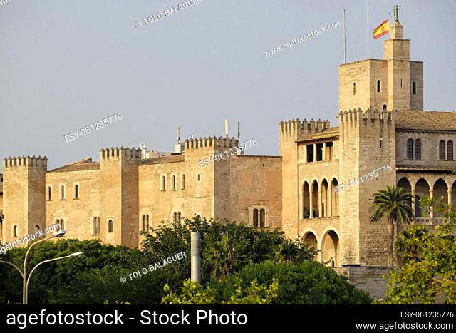 Palacio de L'Almudaina (s. XIII-XIV), Palma, Mallorca, balearic islands, Spain