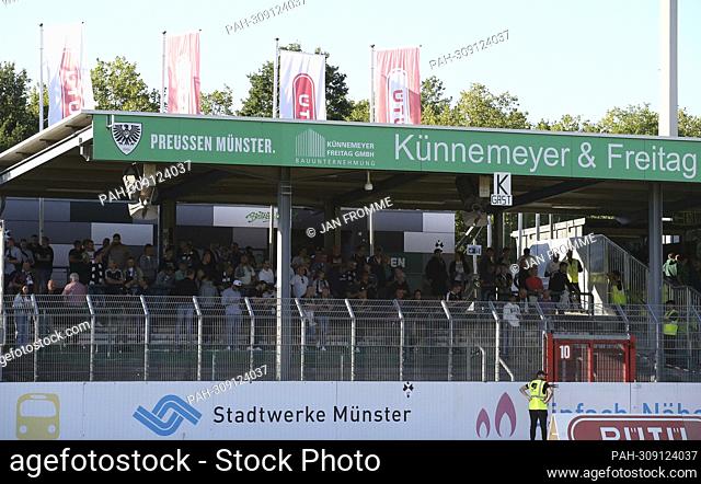 firo: 05.08.2022, football, soccer: Season 2022/2023, 22/23 Regionalliga West: 3rd matchday Prussia Munster, Muenster, SCP, Prussia - 1