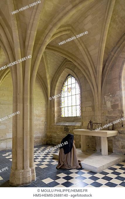 France, Oise, Pontpoint, Abbaye du Moncel, the chartrier