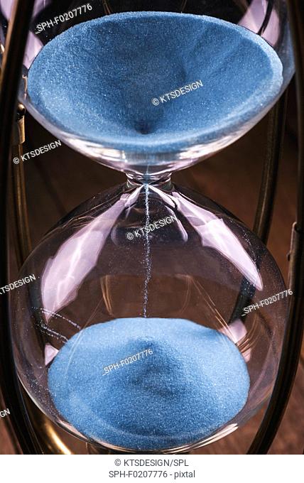 Hourglass with sand