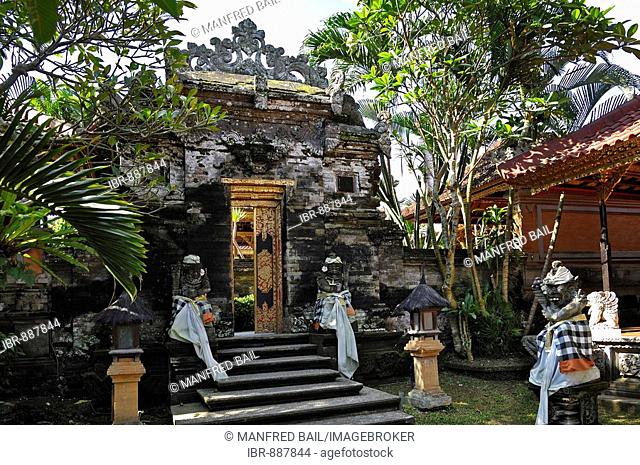 Gate located in Puri Saren Palace, Ubud, Bali, Indonesia