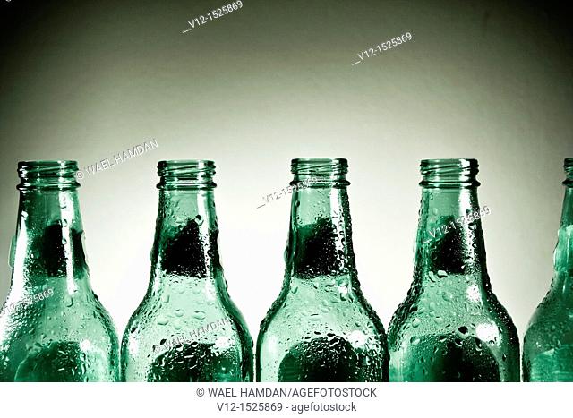 Close-up of an empty Beer bottle