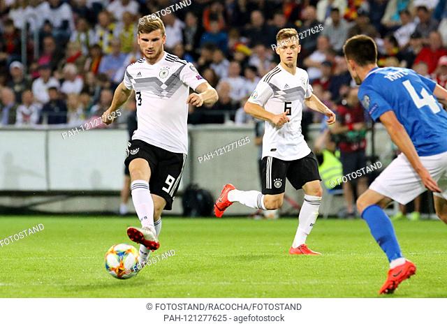 Mainz, Germany June 11, 2019: Laender match 2019 - European Championship Qualifier - Germany vs. Germany. Estonia Timo Werner (Germany), action