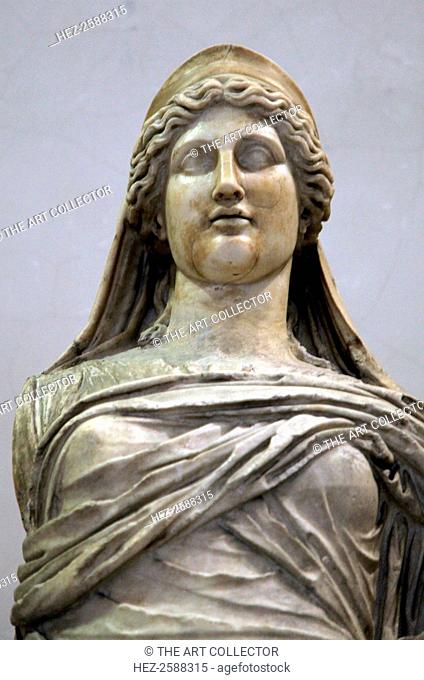 Statue of Persephone, 2nd century. Roman, after a Greek original of the 4th century BC. In Greek Mythology Persephone was the daughter of Zeus and Demeter