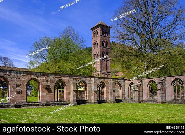 Eulenturm, Hirsau Monastery, former monastery complex of St. Peter and Paul, Romanesque, near Calw, Black Forest, Baden-Württemberg, Germany, Europe