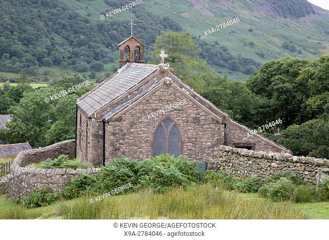 Church, Buttermere, Lake District; England; UK