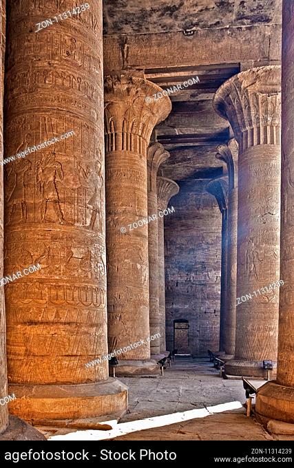 Egypt Edfu Temple Of Horus