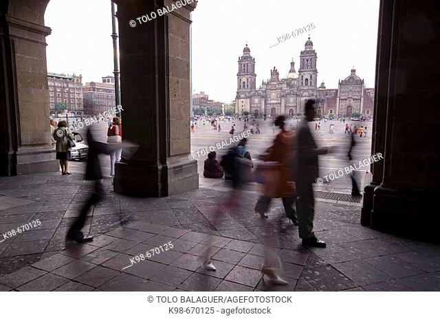The Zocalo. Mexico City. Mexico