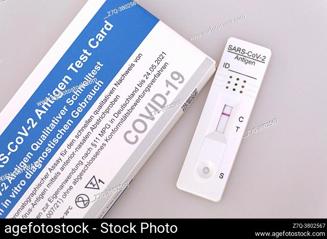 Sars-CoV-2 rapid tests from the Chinese manufacturer Xiamen Boson Biotech for self-testing are supplied, for example, by the discounter Lidl