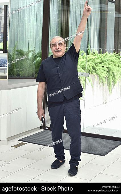 The Italian actor Nino Frassica during the photocall of the film school of mafia. Rome (Italy), June 22, 2021. Rome (Italy), June22th 2021