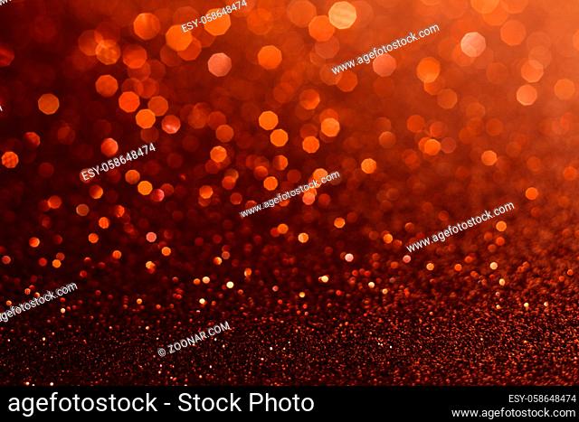 Gold abstract bokeh background for holiday design or party style overlay
