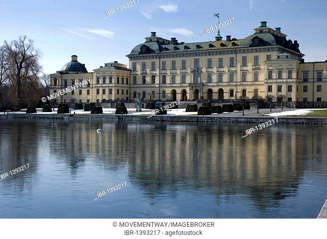Drottningholm Palace, Unesco World Heritage Site, Stockholm, Sweden, Scandinavia, Europe