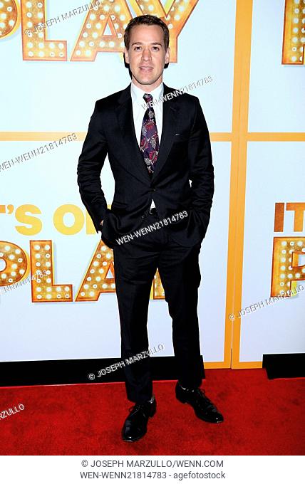Opening night of It's Only A Play at the Schoenfeld Theatre - Arrivals. Featuring: TR Knight Where: New York, New York, United States When: 09 Oct 2014 Credit:...