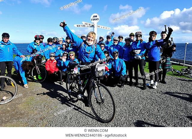 Fern Britton's #Challenge57 To cycle from John O'Groats to Land's End to raise funds to help Genesis Research Trust to end miscarriage
