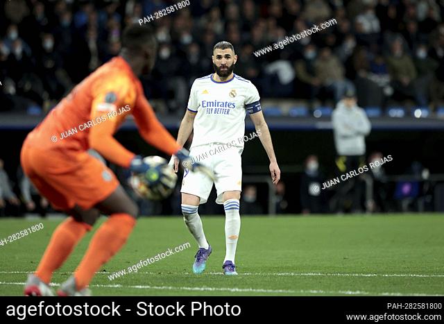 Madrid, Spain; 12.04.2022.- Real Madrid CF vs Chelsea FC Quarter finals 2nd leg Champions Leage, match held at the Santiago Bernabeu stadium in the city of...