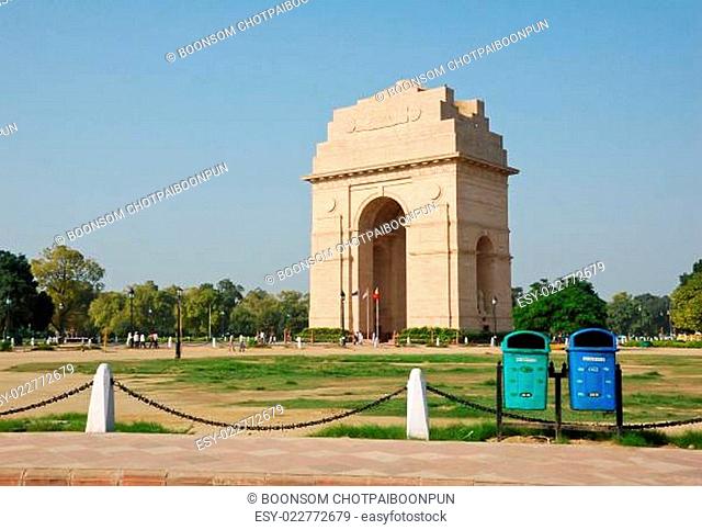Indian gate in New Delhi, India