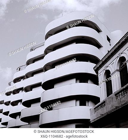 The Solimar apartment building in Havana in Cuba in Central Latin America