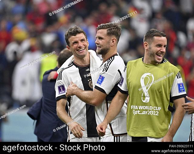 Thomas Mueller - no resignation from the national team. ARCHIVE PHOTO; final jubilation GER, left to right Thomas MUELLER (MÃ-ller) (GER)