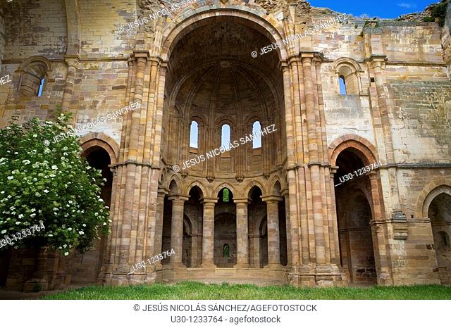 Ruins of the cistercian monastery of Moreruela, in Granja de Moreruela  Zamora  Castilla y León  Spain